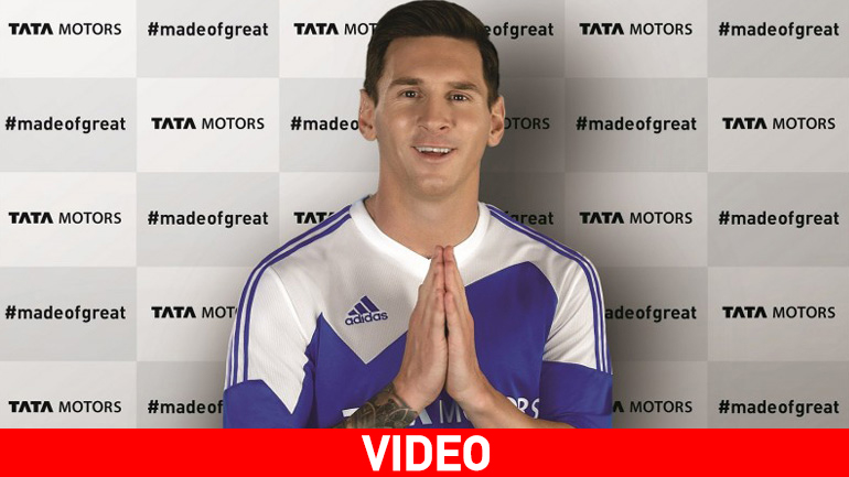 O Messi οδηγεί την Tata Motors