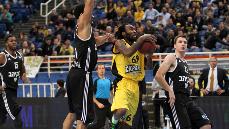 Με ανατροπή η ΑΕΚ, 75-74 την Χάποελ Ιερουσαλήμ