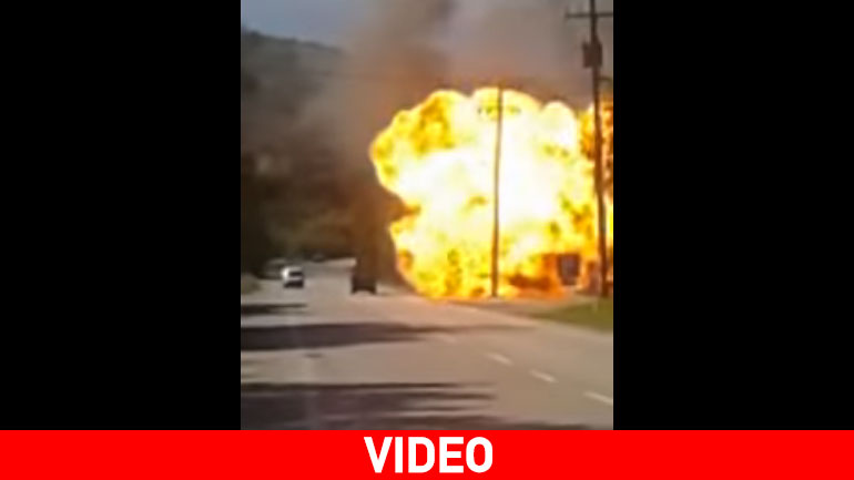 Ρέθυμνο: Πολυτελές τζιπ ανατινάσσεται και καίγεται ολοσχερώς