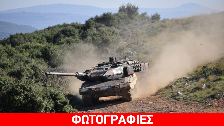 Επιχειρησιακή άσκηση τεθωρακισμένων στον Έβρο