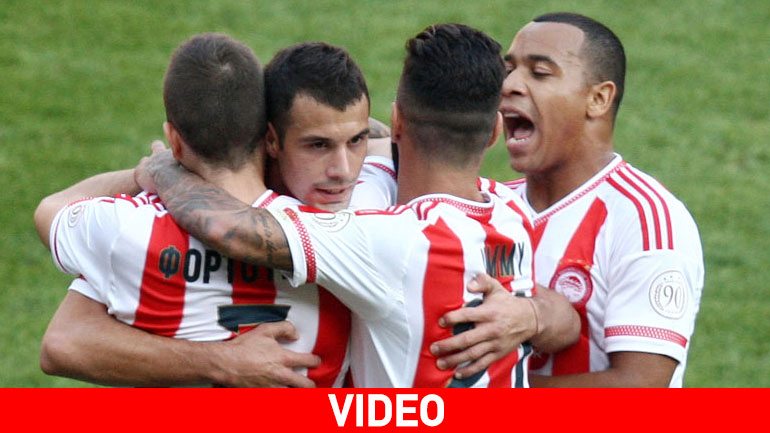 Έκανε το «10 στα 10» ο Ολυμπιακός, 2-0 τον Ηρακλή