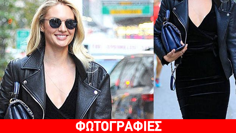 Candice Swanepoel: Δείτε με τι συνδύασε το βελούδινο φόρεμα