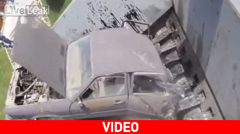 Καταστροφέας αυτοκινήτων εν δράσει!