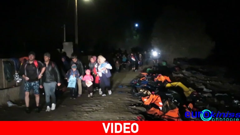 Λέσβος: Διάσωση προσφύγων από αλληλέγγυους