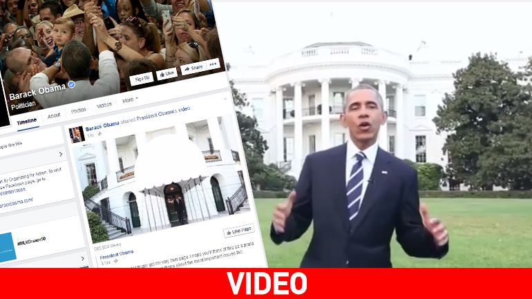 Ομπάμα: Απέκτησε σελίδα στο Facebook και απέσπασε 45 εκατομμύρια likes