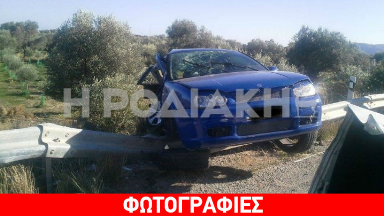 Ρόδος: Νεαρή γυναίκα τραυματίστηκε σε τροχαίο