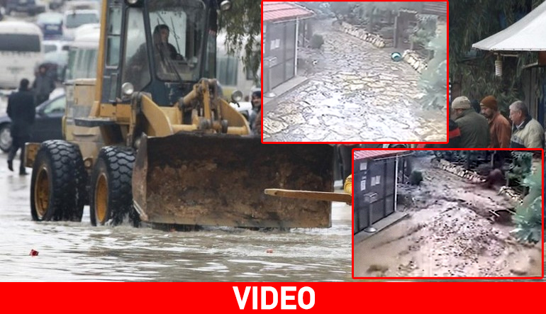 Δρόμος μετατρέπεται σε… ορμητικό χείμαρρο!