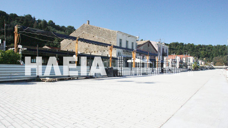 Αλλάζει όψη το Κατάκολο με την ολοκλήρωση των έργων ανάπλασης