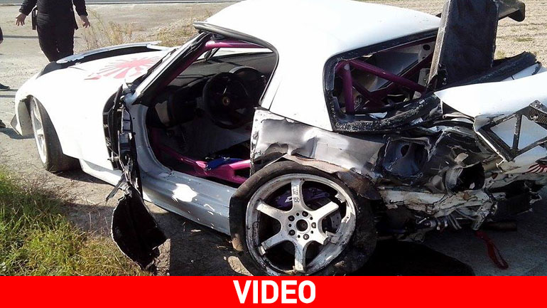 To video με την τρομακτική σύγκρουση αγωνιστικών αυτοκινήτων στις Σέρρες