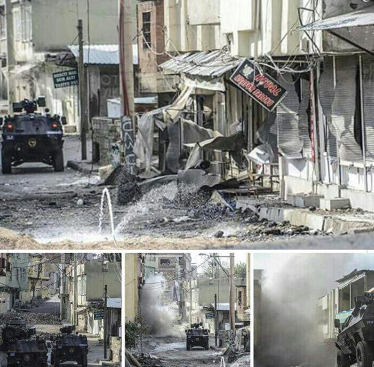 Στρατιωτική κατοχή στη μικρή κουρδική πόλη