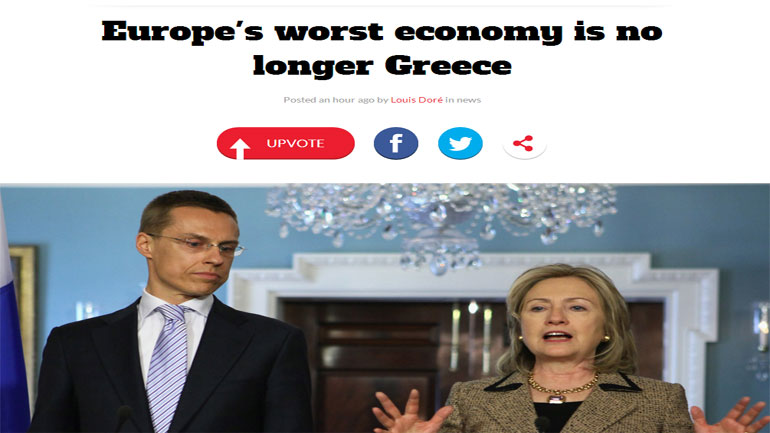 Independent: Η Ελλάδα δεν πια ο ασθενής της Ευρώπης. Την ξεπέρασε η… Φινλανδία