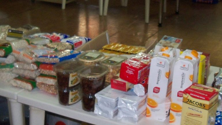 Συγκέντρωση τροφίμων από τον Δήμο Περιστερίου