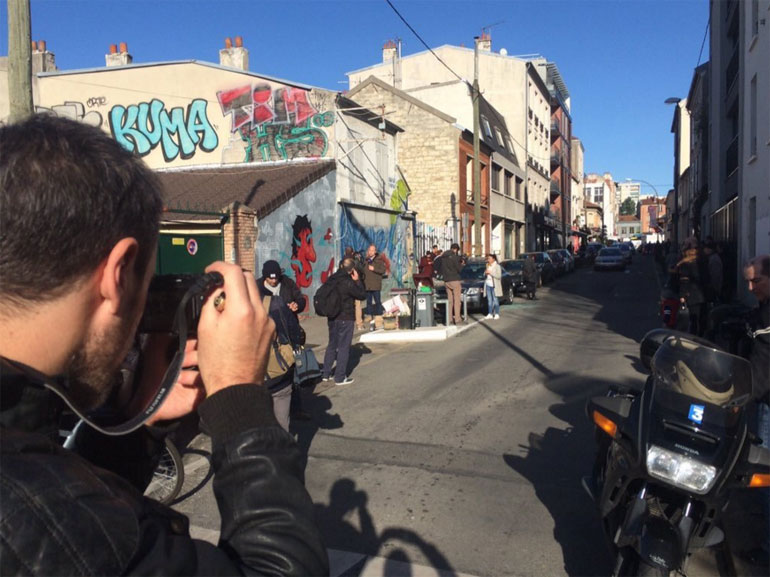 O δρόμος όπου εντοπίστηκε το μαύρο Seat