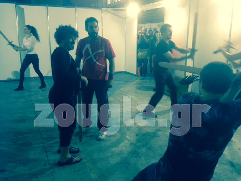 Ο Μίλτος Γερολέμος επί το έργον