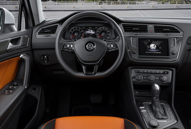 Το εσωτερικό του Tiguan...