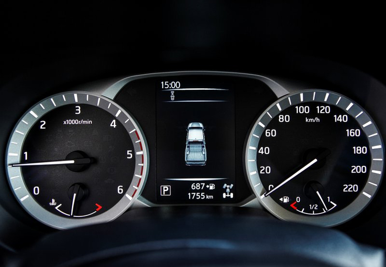 Ο πίνακας οργάνων...