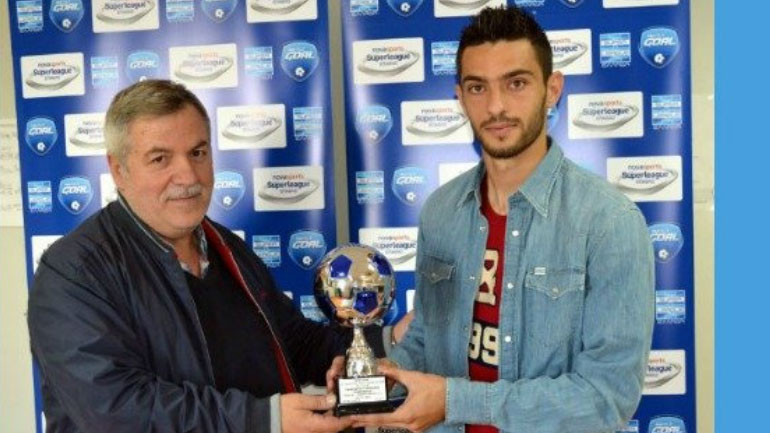 Πανθρακικός: Παρέλαβε το βραβείο του ο Παπαγεωργίου Πανθρακικός: Παρέλαβε το βραβείο του ο Παπαγεωργίου