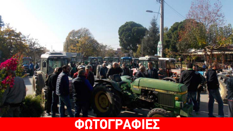 Μαζική συμμετοχή στο αγροτικό συλλαλητήριο στην Αγιά Λάρισας