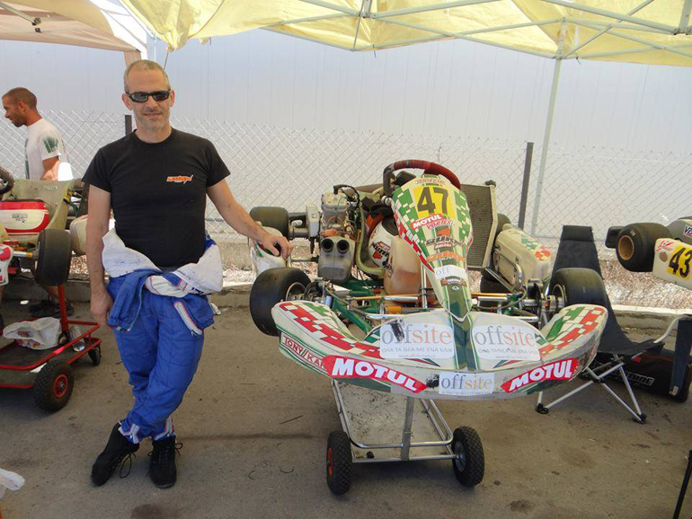 Ούτε ο πρωταθλητής καρτ Στέλιος Κυθρεώτης θα λείπει από την γιορτή των πρωταθλητών... 