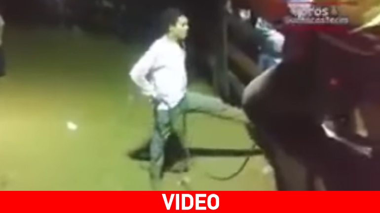 O ταύρος τον έθεσε εκτός μάχης…