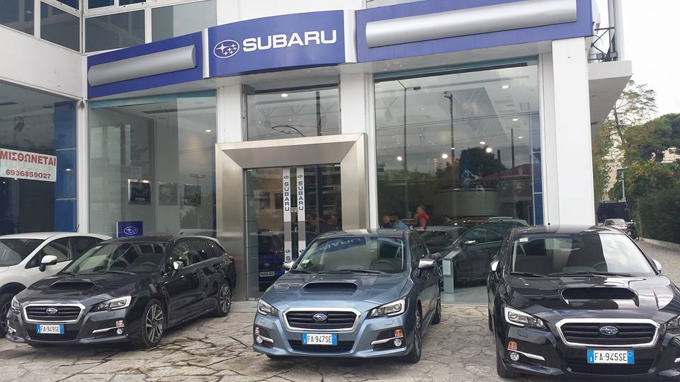 Τα τρία 'ιταλικά' Subaru Levorg που ήρθαν στην Ελλάδα για να τα οδηγήσουμε πριν το ιαπωνικό μοντέλο ξεκνήσει να πωλέιται...