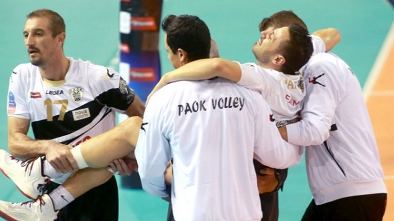Βόλεϊ: Ολική ρήξη συνδέσμων ο Παντακίδης