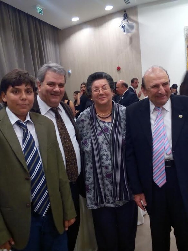 Ο Παναγιώτης Μπατσαρισάκης με τον Δρ Θεοδούλου