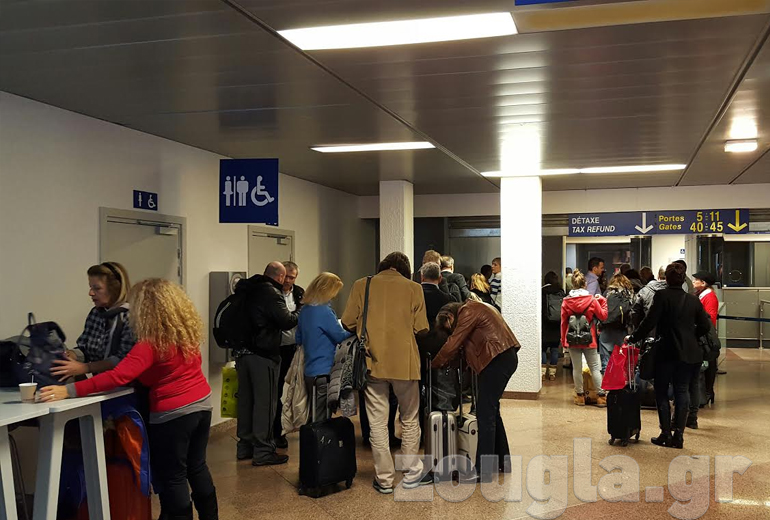 Eξονυχιστικός έλεγχος στην πτήση για την Αθήνα