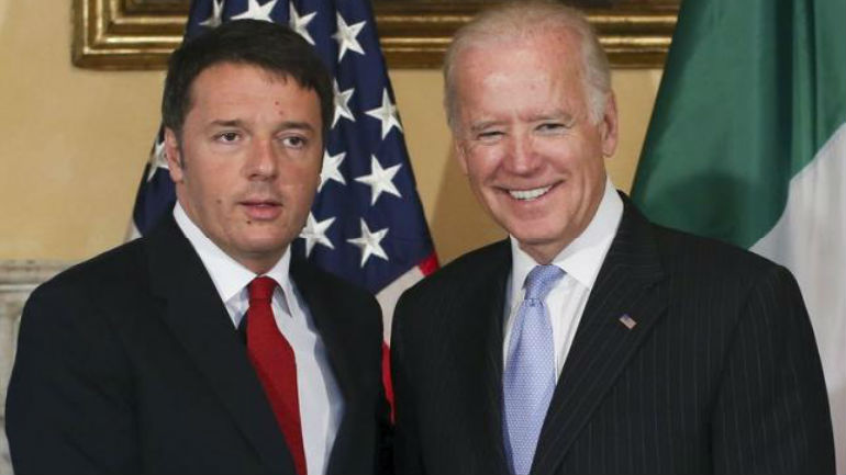 Η καταπολέμηση της τρομοκρατίας στο επίκεντρο της συνάντησης Ρέντσι – Μπάιντεν