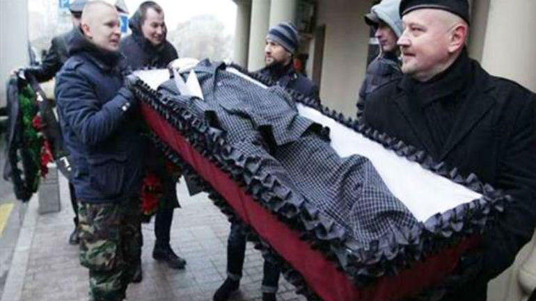 Ρωσία: Φέρετρο με ομοίωμα του Ερντογάν