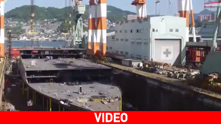 Timelapse: Η κατασκευή του γιγάντιου κρουαζιερόπλοιου AIDAprima
