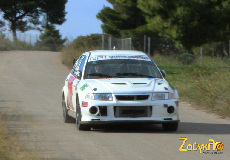 Βάθρο γενικής για τους Νικολόπουλο - Τσιάπα με Mitsubishi EVO 6...