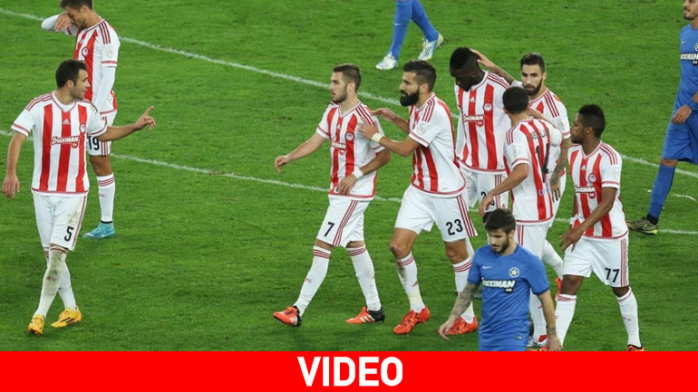 Ισοφάρισε το ιστορικό ρεκόρ του Μπούκοβι ο Ολυμπιακός, 3-1 τον Αστέρα