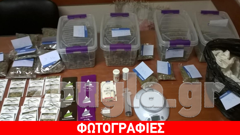 Έφοδος αστυνομικών σε εργαστήριο κάνναβης στον Κάλαμο