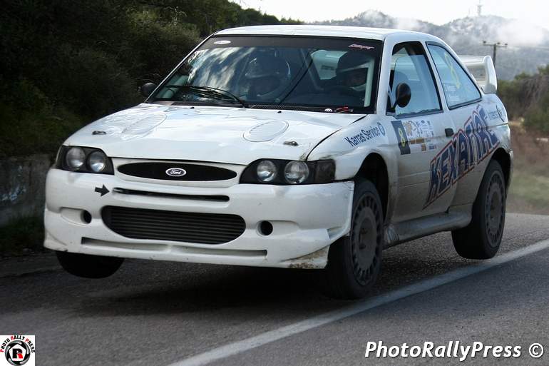 Κεχαγιάς και Μπασιούκας ολοκλήρωσαν στην 5η θέση της γενικής με Ford Escort WRC...