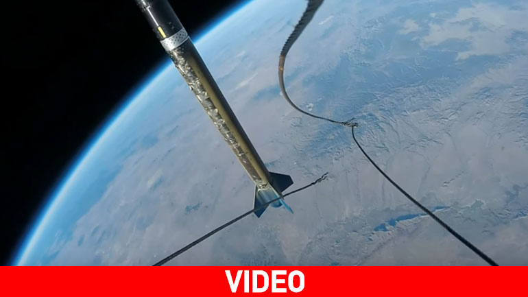 Εντυπωσιακά πλάνα από τον διαχωρισμό πυραύλου στο διάστημα