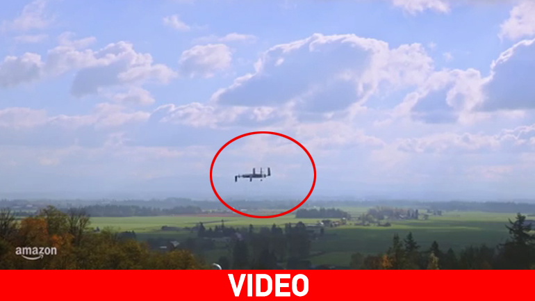 Μεταφορές κατ’ οίκον με το drone της Amazon