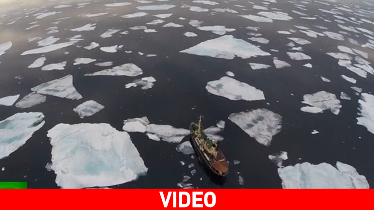 Η αλήθεια για το λιώσιμο των πάγων αποτυπώνεται σε ένα βίντεο