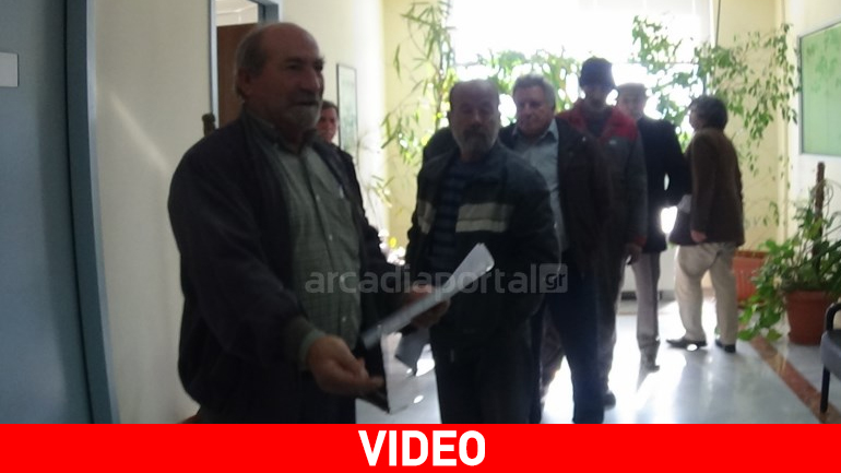 Εικόνες από την κινητοποίηση των οικοδόμων στην Τρίπολη