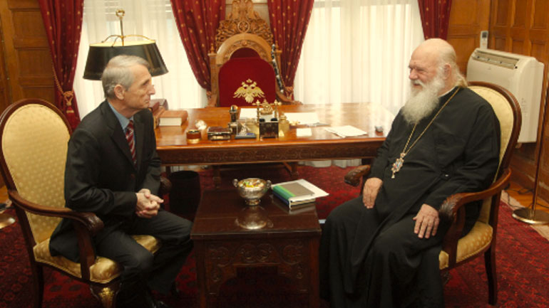 ΕΠΟ: Συζήτηση Γκιρτζίκη-Ιερώνυμου για προπονητικό κέντρο των Εθνικών ομάδων σε έκταση της Εκκλησίας ΕΠΟ: Συζήτηση Γκιρτζίκη-Ιερώνυμου για προπονητικό κέντρο των Εθνικών ομάδων σε έκταση της Εκκλησίας