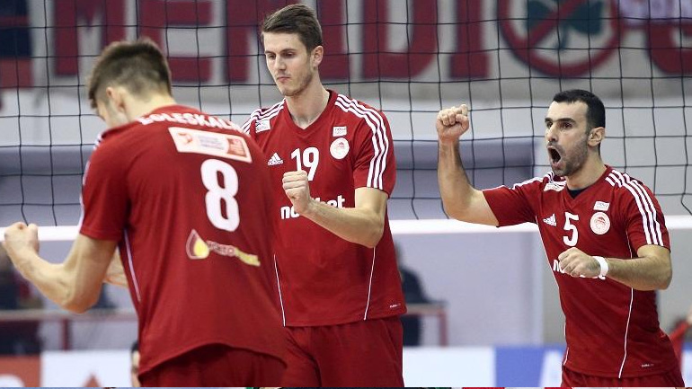 Βόλεϊ: Ανώτερος ο Ολυμπιακός, 3-0 τον Παναθηναϊκό