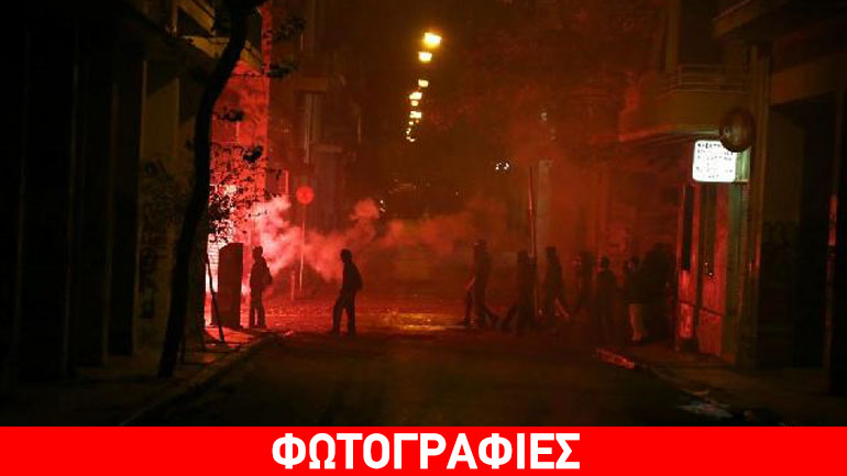 Μάχες και οδοφράγματα στο κέντρο του Βόλου μετά την πορεία για τον Αλέξη Γρηγορόπουλο