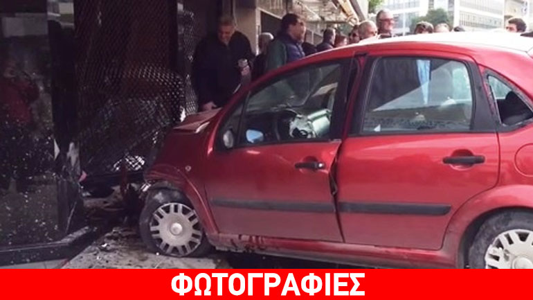 Χανιά: Μπήκε με το αμάξι στο κοσμηματοπωλείο