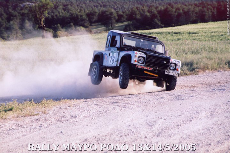 Με αυτό το Land Rover είχε οργώσει σχεδόν όλους τους ελληνικούς αγώνες...