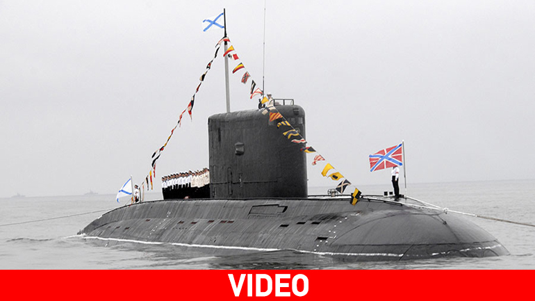 Ρωσικό υποβρύχιο στα ανοιχτά της Συρίας