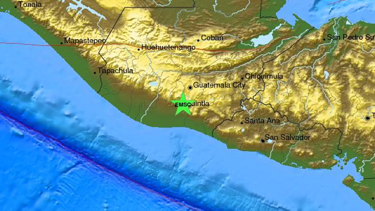 Σεισμός 5,7R στη Γουατεμάλα