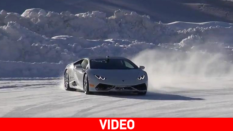 Η Huracan «χορεύει» στα χιόνια