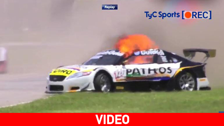 Παραλίγο να καεί ζωντανός!