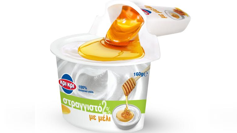 Νέο απολαυστικό στραγγιστό γιαούρτι Κρι Κρι 2% με μέλι!