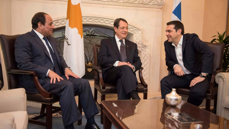 Τριμερής συνάντηση Ελλάδας-Αιγύπτου-Κύπρου